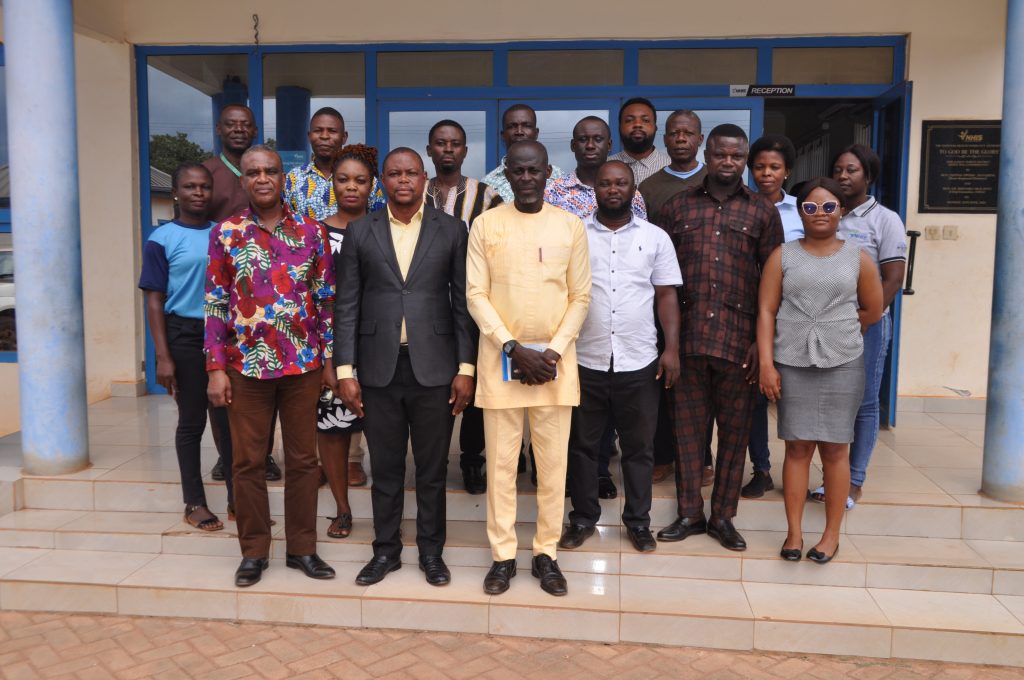 DCE VISITS NHIS OFFICE